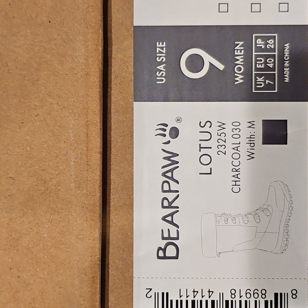 BEARPAW: FASHIONABLE Winter/Snow Boots "LOTUS" - Sz 9 - NEW! - Picture 2 of 4